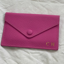 Load image into Gallery viewer, LEATHER SNAP STYLE WALLET - PERSONALISED (MADE TO ORDER)