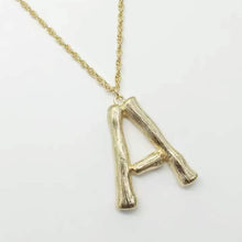 Load image into Gallery viewer, LARGE INITIAL NECKLACE