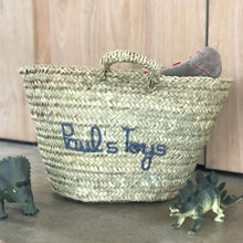 Load image into Gallery viewer, LARGE PERSONALISED STORAGE BASKET