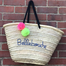Load image into Gallery viewer, LARGE PERSONALISED BASKET - ROPE HANDLES