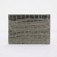 Load image into Gallery viewer, LEATHER BROKEN PATTERNED CARD HOLDER - PERSONALISED (MADE TO ORDER)
