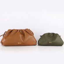 Load image into Gallery viewer, CLOUD BAG - SMALL LEATHER PERSONALISED (MADE TO ORDER)