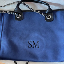 Load image into Gallery viewer, DENIM CANVAS TOTE BAG