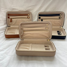 Load image into Gallery viewer, PERSONALISED JEWELLERY ORGANISER - LEATHER ( PRE-ORDER)