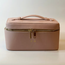 Load image into Gallery viewer, PERSONALISED LEATHER VANITY CASE  ( PRE-ORDER)