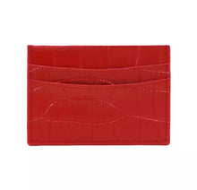 Load image into Gallery viewer, LEATHER BROKEN PATTERNED CARD HOLDER - PERSONALISED (MADE TO ORDER)