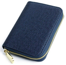 Load image into Gallery viewer, LEATHER ZIPPED COIN PURSE - PERSONALISED (MADE TO ORDER)
