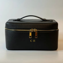 Load image into Gallery viewer, PERSONALISED LEATHER VANITY CASE  ( PRE-ORDER)