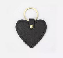 Load image into Gallery viewer, LEATHER SAFFIANO PERSONALISED KEYRING (MADE TO ORDER)