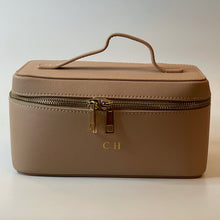 Load image into Gallery viewer, PERSONALISED LEATHER VANITY CASE  ( PRE-ORDER)