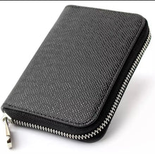 Load image into Gallery viewer, LEATHER ZIPPED COIN PURSE - PERSONALISED (MADE TO ORDER)