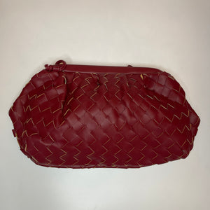 WOVEN CLOUD BAG - RED LARGE