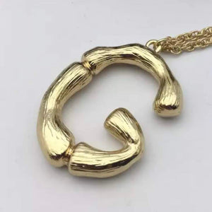 LARGE INITIAL NECKLACE