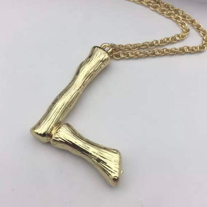LARGE INITIAL NECKLACE