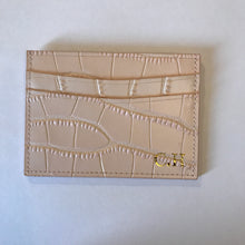 Load image into Gallery viewer, LEATHER BROKEN PATTERNED CARD HOLDER - PERSONALISED (MADE TO ORDER)