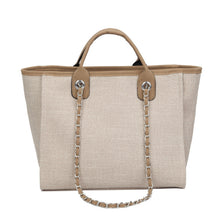 Load image into Gallery viewer, BEIGE CANVAS TOTE BAG - PLEASE NOTE THIS OPTION CANNOT BE PERSONALISED (PRE-ORDER)