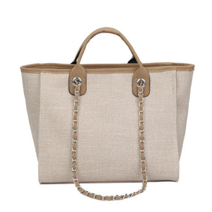 BEIGE CANVAS TOTE BAG - PLEASE NOTE THIS OPTION CANNOT BE PERSONALISED (PRE-ORDER)