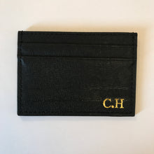 Load image into Gallery viewer, LEATHER SAFFIANO CARD HOLDER - PERSONALISED (MADE TO ORDER)