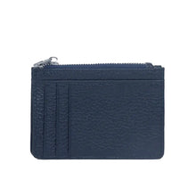 Load image into Gallery viewer, LEATHER CARD HOLDER WITH ZIP WALLET- PERSONALISED (MADE TO ORDER)