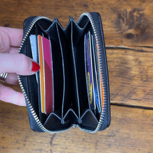 Load image into Gallery viewer, LEATHER ZIPPED COIN PURSE - PERSONALISED (MADE TO ORDER)