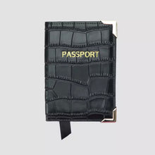 Load image into Gallery viewer, PATTERN LEATHER PASSPORT COVER ( PRE-ORDER)